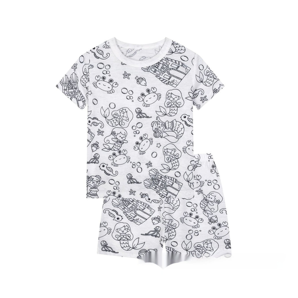 Cotton Children’s Loungewear Pajamas Suit