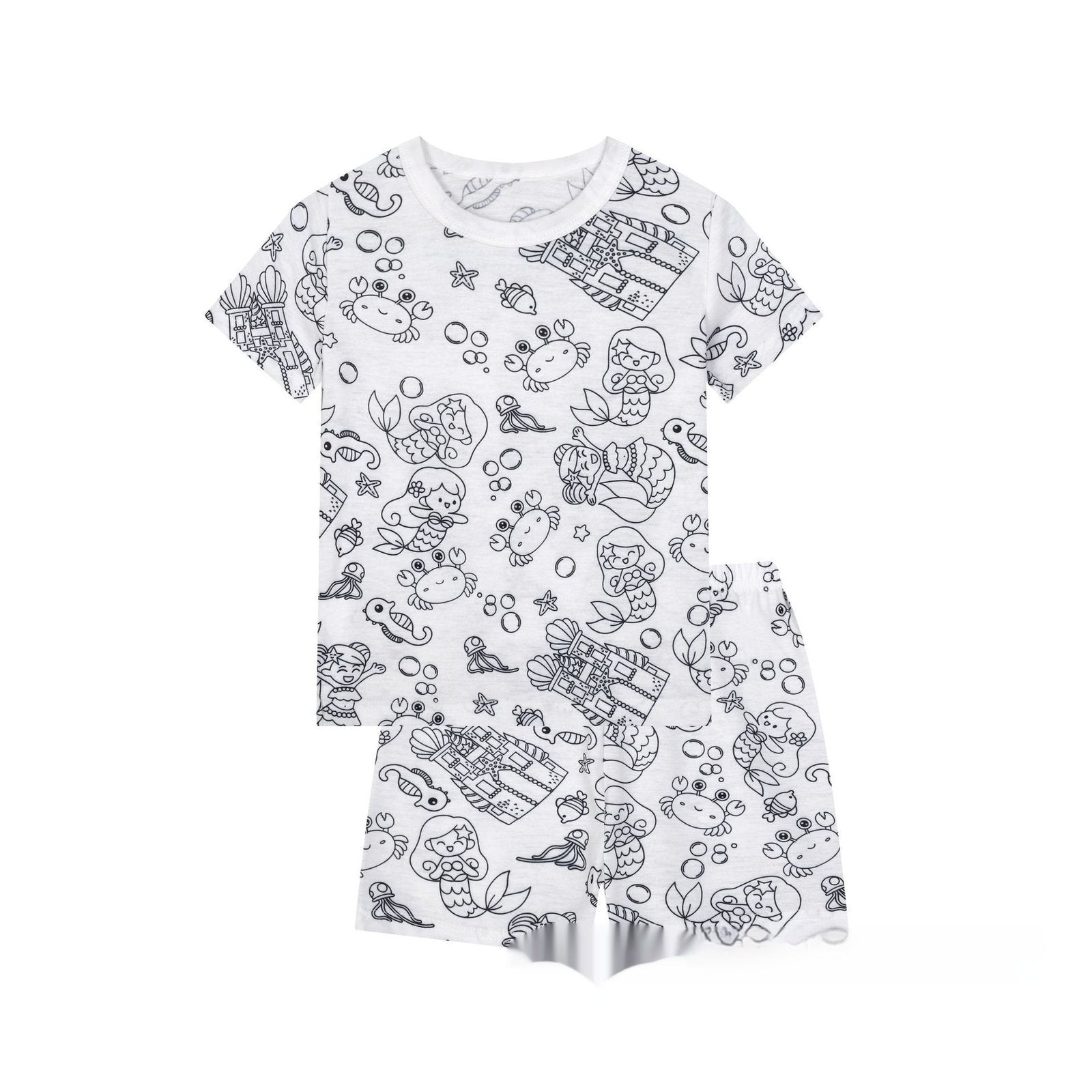 Cotton Children’s Loungewear Pajamas Suit