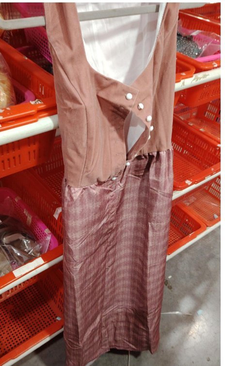 Brick Red Woman Square-neck Slim-fit Bow Dress